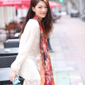 Silk Digital Printed Shawl (12-BR110303-32)